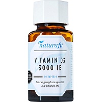 NATURAFIT Vitamin D3 3000 I.E. Kapseln - 90Stk