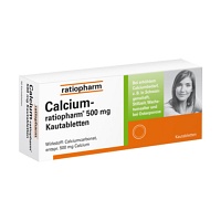 CALCIUM-RATIOPHARM 500 mg Kautabletten - 100Stk