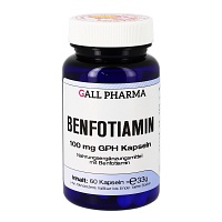 BENFOTIAMIN 100 mg GPH Kapseln - 60Stk