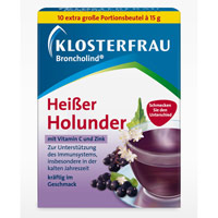 KLOSTERFRAU Broncholind heißer Holunder Granulat - 10X15g