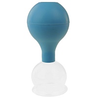 PULOX Schröpfglas 5,2 cm blau - 1Stk