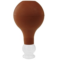 PULOX Schröpfglas 2,5 cm braun - 1Stk