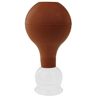 PULOX Schröpfglas 3,2 cm braun - 1Stk