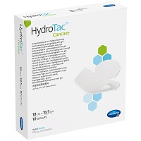 HYDROTAC concave Schaumverband 18x18,5 cm - 10Stk
