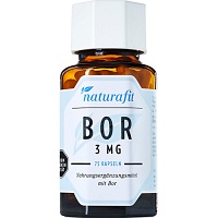 NATURAFIT Bor 3 mg Kapseln - 75Stk