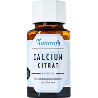 NATURAFIT Calcium Citrat Kapseln - 60Stk