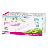 BIO TAMPONS light mini m.Applikator 100% BW MASMI - 18Stk