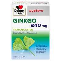 DOPPELHERZ Ginkgo 240 mg system Filmtabletten - 120Stk - Doppelherz® System