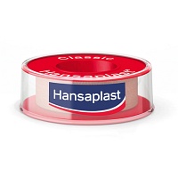 HANSAPLAST Fixierpfl.Classic 1,25 cmx5 m Schub - 1Stk - Hansaplast