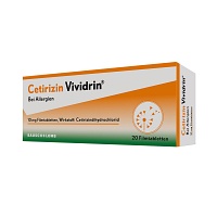 CETIRIZIN Vividrin 10 mg Filmtabletten - 20Stk - Allergien
