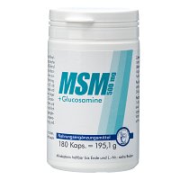 MSM 500 mg+Glucosamine Kapseln - 180Stk - Rheuma & Arthrose
