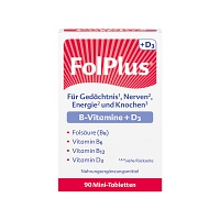 FOLPLUS+D3 Tabletten - 90Stk