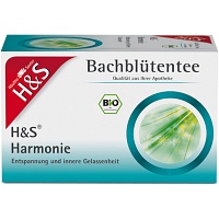 H&S Bio Bachblüten Harmonie Filterbeutel - 20X1.5g - Biotees mit original englischen Bachblüten