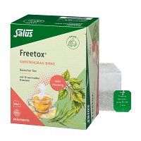 FREETOX Tee Gerstengras-Birke Kräutertee Bio Fbtl. - 40Stk