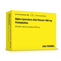 ALPHA LIPONSÄURE AAA- Pharma 600 mg Filmtabletten - 30Stk