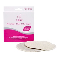 ELANEE Stilleinlagen Silber waschbar - 2Stk