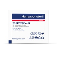 HANSAPOR steril Wundverband 6x7 cm - 1Stk - Sterile Pflaster