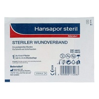 HANSAPOR steril Wundverband 8x10 cm - 1Stk - Sterile Pflaster