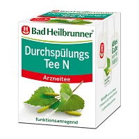 BAD HEILBRUNNER Durchspülungs Tee N Filterbeutel - 8X2.0g - Niere und Blase