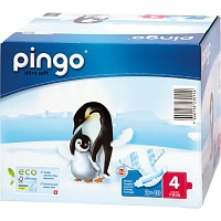 BIO WINDELN maxi Jumbo 7-18 kg Pinguin PINGO SWISS - 80Stk - Windeln