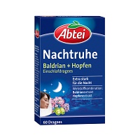 ABTEI Nachtruhe Baldrian+Hopfen Einschlafdragees - 60Stk - Abtei®