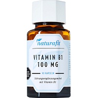 NATURAFIT Vitamin B1 100 mg Kapseln - 90Stk