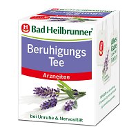 BAD HEILBRUNNER Beruhigungs Tee m.Lavendelbl.Fbtl. - 8X1.0g