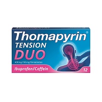 THOMAPYRIN TENSION DUO 400 mg/100 mg Filmtabletten - 12Stk - Schmerzen