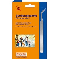 ZECKENPINZETTE Chirurgenstahl - 1Stk