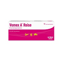 VOMEX A Reise 50 mg Sublingualtabletten - 10Stk - AKTIONSARTIKEL