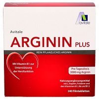 ARGININ PLUS Vitamin B1+B6+B12+Folsäure Filmtabl. - 240Stk - Herz, Kreislauf & Nieren