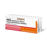 ASS-ratiopharm 100 mg magensaftres.Tabletten - 50Stk - Blutverdünnung