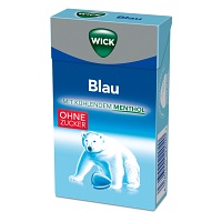 WICK BLAU Menthol Bonbons o.Zucker Clickbox - 46g