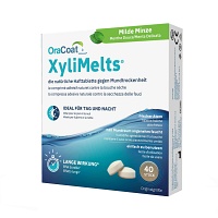 ORACOAT XyliMelts Hafttabletten milde Minze - 40Stk - Zahn- & Mundpflege