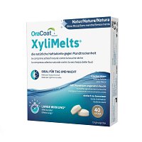 ORACOAT XyliMelts Hafttabletten ohne Minze - 40Stk - Zahn- & Mundpflege