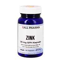 ZINK 30 mg GPH Kapseln - 30Stk
