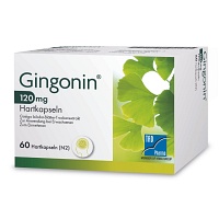 GINGONIN 120 mg Hartkapseln - 60Stk - Stärkung für das Gedächtnis
