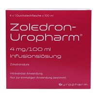 ZOLEDRON-Uropharm 4 mg/100 ml Infusionslösung - 4X100ml
