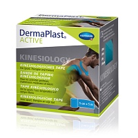 DERMAPLAST Active Kinesiology Tape 5 cmx5 m blau - 1Stk - Dermaplast Active