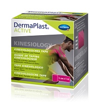 DERMAPLAST Active Kinesiology Tape 5 cmx5 m pink - 1Stk - Dermaplast Active