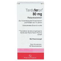 TARDYFERON Depot-Eisen(II)-sulfat 80 mg Retardtab. - 50Stk