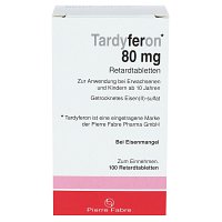 TARDYFERON Depot-Eisen(II)-sulfat 80 mg Retardtab. - 100Stk