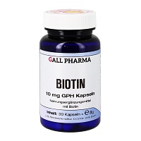 BIOTIN 10 mg GPH Kapseln - 30Stk