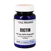 BIOTIN 10 mg GPH Kapseln - 60Stk