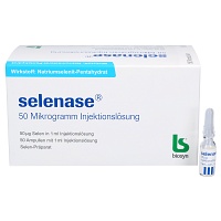 SELENASE 50 Mikrogramm Injektionslösung - 50X1ml