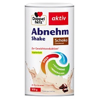 DOPPELHERZ Abnehm Shake Schoko Pulver - 500g - Diät