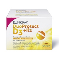 EUNOVA DuoProtect D3+K2 1000 I.E./80 µg Kapseln - 90Stk
