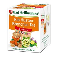 BAD HEILBRUNNER Bio Husten-Bronchial Tee f.Kdr.FB - 8X1.5g