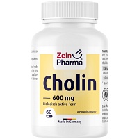 CHOLIN 600 mg rein aus Bitartrat veg.Kapseln - 60Stk