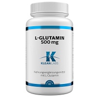 L-GLUTAMIN 500 mg KLEAN LABS Kapseln - 60Stk